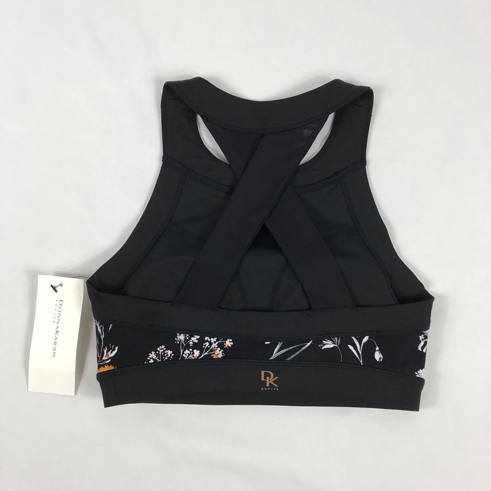 Women’s Donna Karan Active Floral Sports Bra NWT - Picture 3 of 8